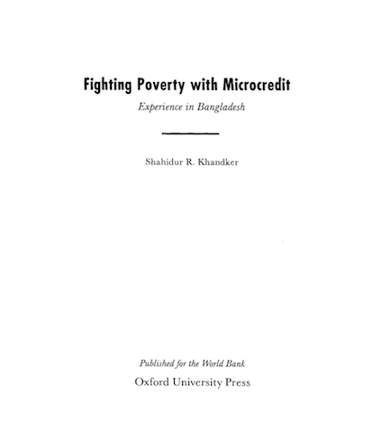 fighting poverty wMicro 