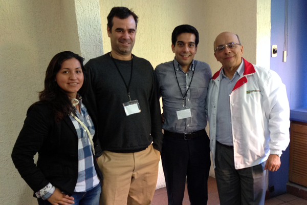 Lissette, Sebastian, Akif and Fr. Leonel in Mexico City