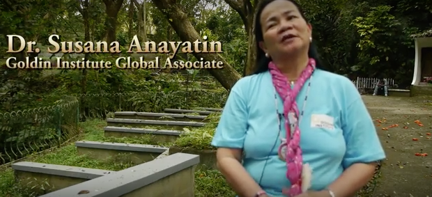 Goldin Institute's Susana Anayatin in Mindanao, Philippines